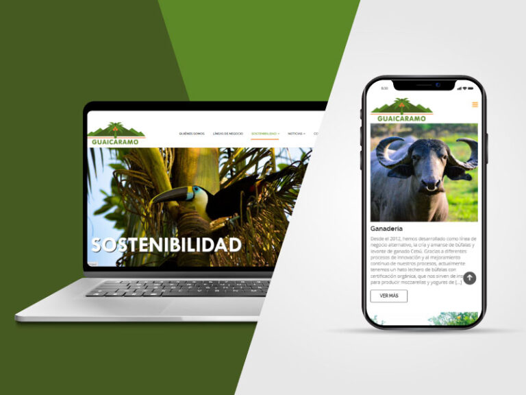 Imagen de la página web de Guaicaramo